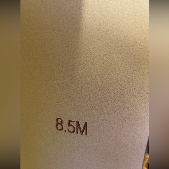 Gibson & Latimer Women's Mule Sz 8.5 Open Toe Heel Sandals Slip On Black Brown - Picture 6 of 6